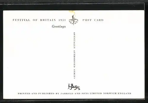 AK London, Festival of Britain 1951, South Bank Exhibition, Aerial view Festival Site, Ausstellung