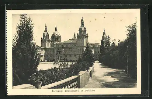 AK Barcelona, Exposicion Internacional, Palacio Nacional