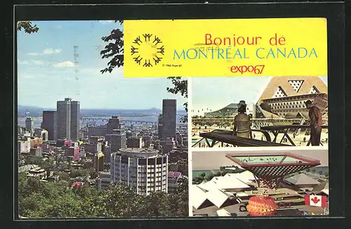 AK Montreal, Expo 1967, Pavillon Thematiques