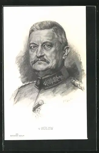 Künstler-AK General von Bülow