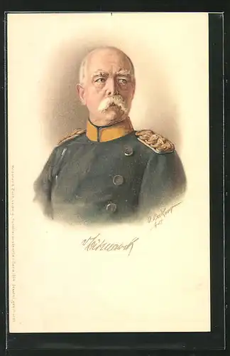 AK Porträt Bismarcks in Uniform