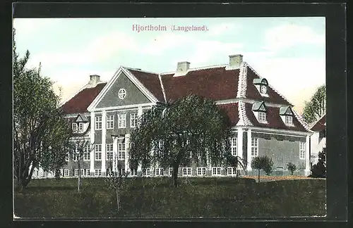 AK Hjortholm / Langeland, Ansicht vom Schloss