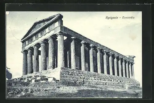 AK Agrigento, Concordia, Antiker Tempel
