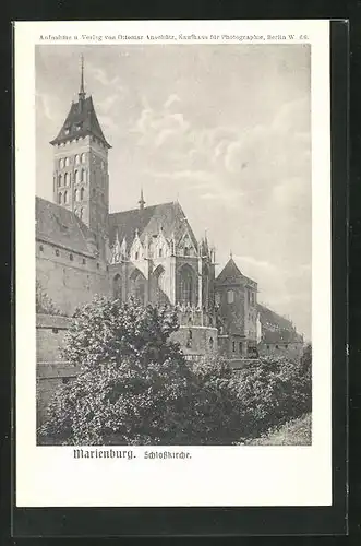 AK Marienburg / Malbork, Schlosskirche