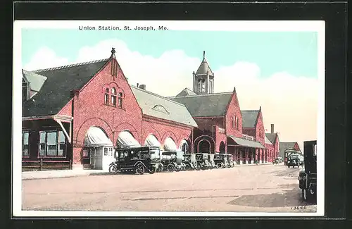 AK St. Joseph, MO, Union Station, Bahnhof