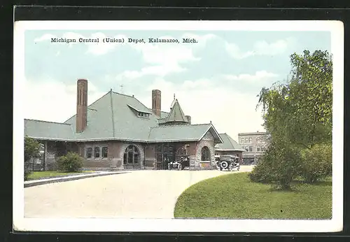 AK Kalamazoo, MI, Michigan Central Depot, Bahnhof