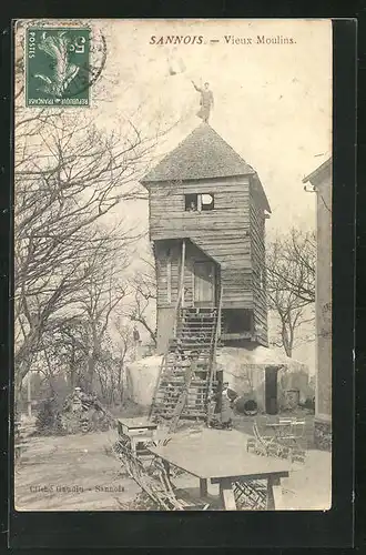 AK Sannois, Vieux Moulins, Windmühle