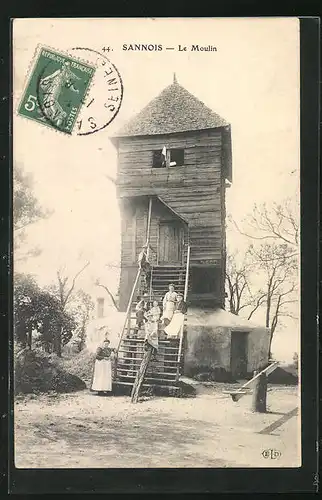 AK Sannois, Le Moulin, Windmühle