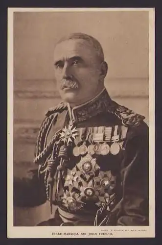 Relief-AK Feldmarschall Sir John French in Uniform