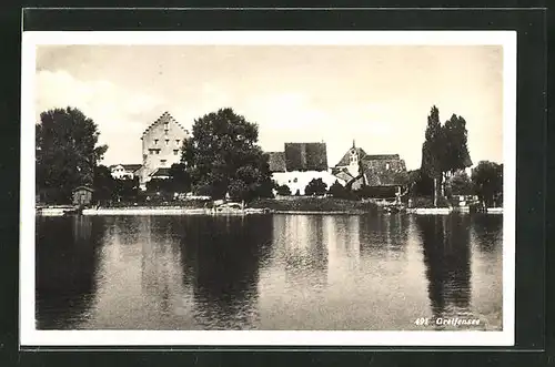 AK Greifensee, Ortspartie am Flussufer