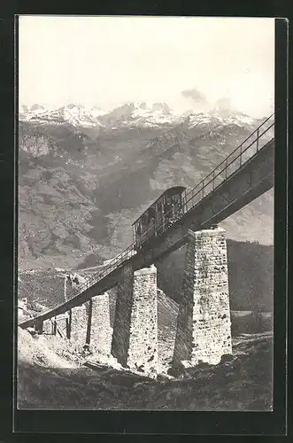 AK Niesenbahn, Heger-Viaduct mit 66% Steigung