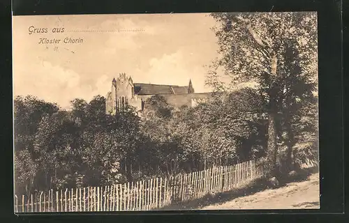 AK Chorin, Blick auf das Kloster