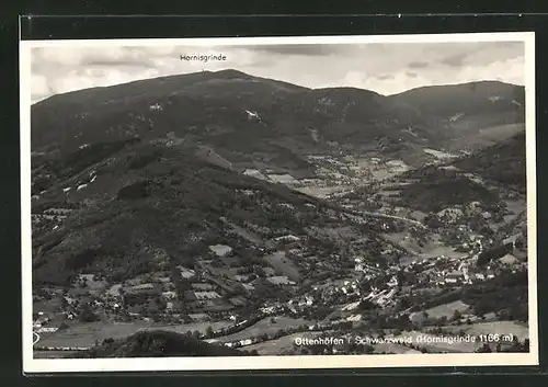 AK Ottenhöfen i. Schwarzwald, Ortsansicht mit Hornisgrinde