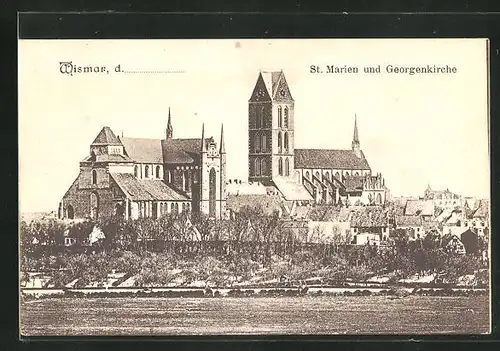AK Wismar, St. Marien und Georgenkirche
