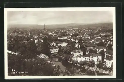 Foto-AK Bad Kreuznach, Panorama der Stadt