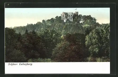 AK Callenberg, Blick auf das Schloss