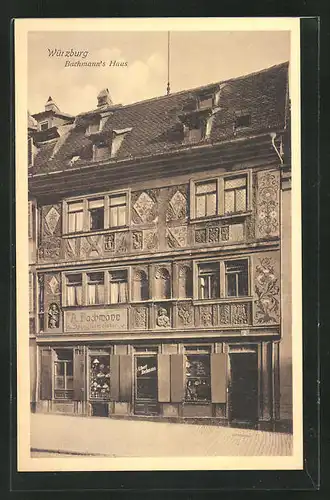 AK Würzburg, Bachmann's Haus