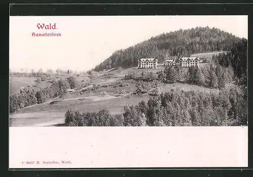AK Wald, Sanatorium