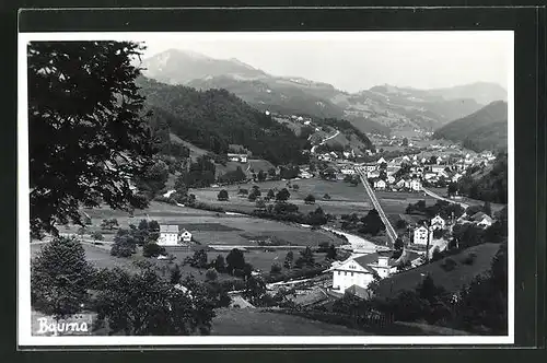 AK Bauma, Panoramablick vom Berg