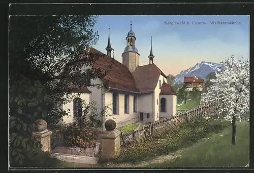 AK Hergiswald, Wallfahrtskirche zur Baumblüte