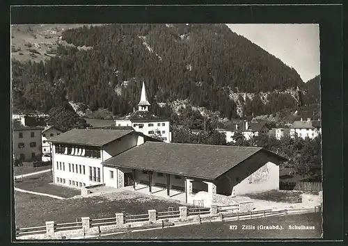 AK Zillis / Graubd., Schulhaus
