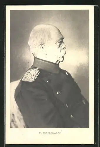 AK Fürst Bismarck in Uniform