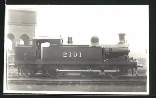 Foto-AK Englische Eisenbahn, Lokomotive Nr. 2191