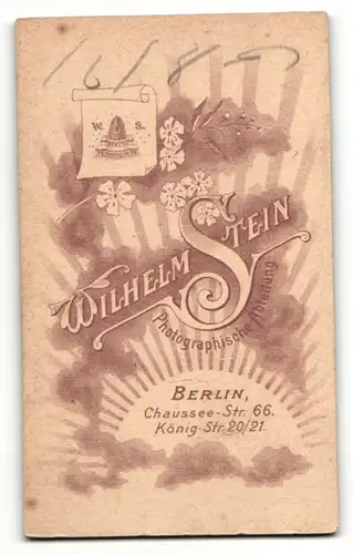 Fotografie Wilhelm Stein, Berlin, zuckersüsses Kleinkind im weissen Hemdchen