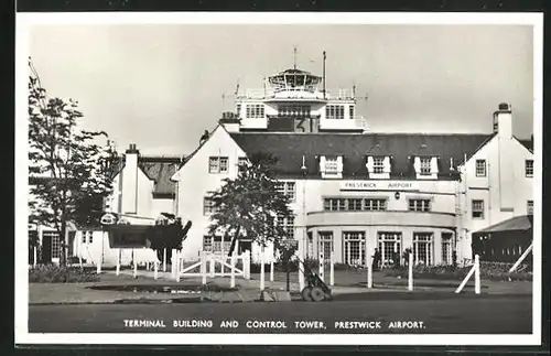 AK Prestwick, Terminal Building and Cotrol Tower on Airport