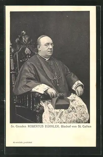 AK Sr. Gnaden Robertus Bürkler, Bischof von St. Gallen