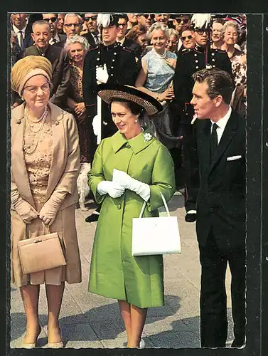AK Besuch der Prinzessin Margareth von England in Amsterdam