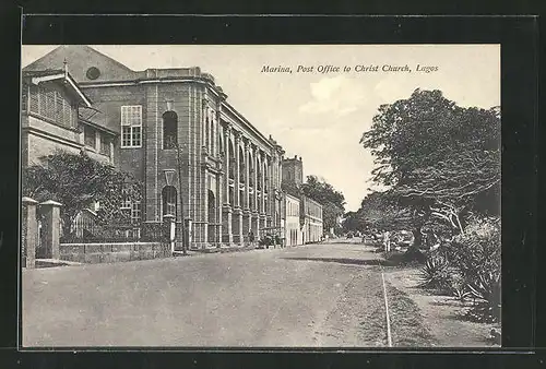 AK Lagos, Marina, Post Office to Christ Church