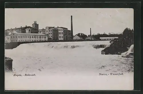 AK Narva, Fabriken am Wasserfall