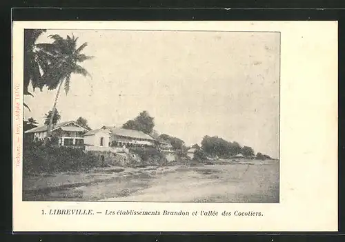 AK Libreville, Les établissements Brandon et l'allée des Cocotiers