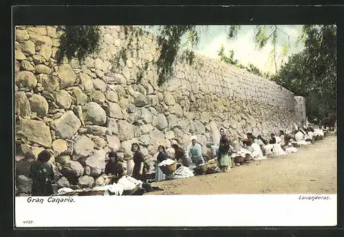 AK Gran Canaria, Lavanderas, Waschfrauen