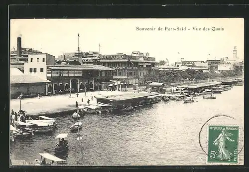 AK Port Said, Vue des Quais