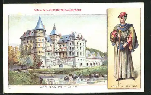 AK Vizille, Le Chateau, Louis Xi., Chocolaterie d`Aiguebelle