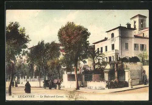 AK Le Cannet, Le Boulevard Carnot