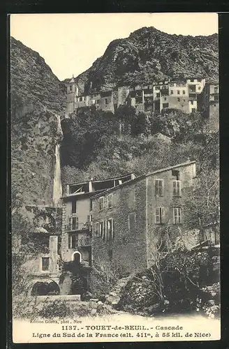 AK Touet-de-Beuil, Cascade-Ligne du Sud de la France