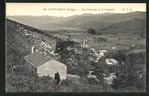 AK Lavelanet, Vue Gènèrale et la Chapelle