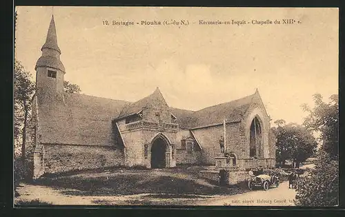 AK Plouha, Kermaria-en-Isquit-Chapelle du XIII.