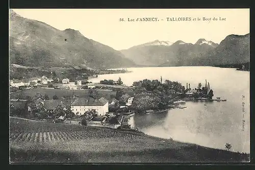 AK Talloires, village avec Lac d`Annecy