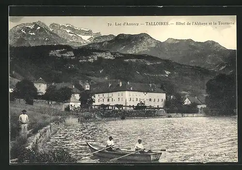 AK Talloires, Hôtel de l`Abbaye et la Tournette, lac d`Annecy