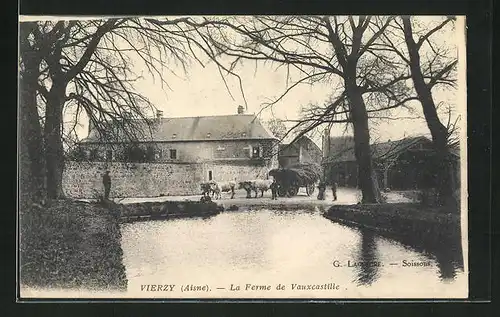 AK Vierzy, La Ferme de Vauxcastille