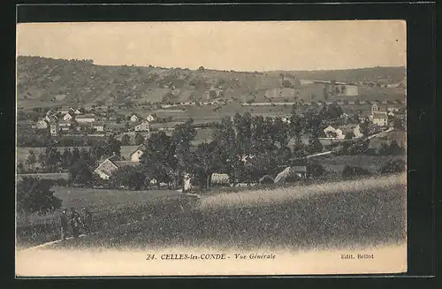 AK Celles-les-Conde, Vue Generale