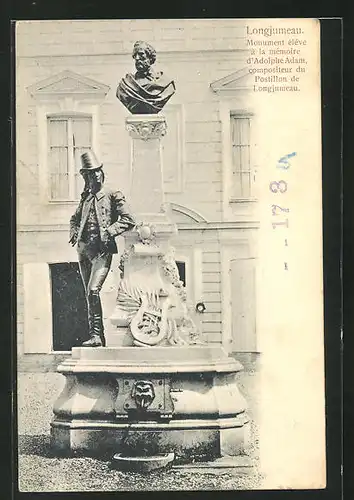 AK Longjumeau, Monument eleve a la memoire d`Adolphe Adam