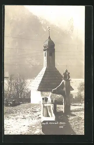 AK Maurach-Eben, Kapelle und Brunnen