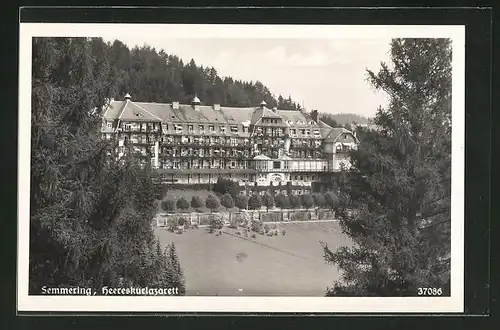 AK Semmering, Heereskurlazarett