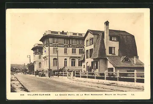 AK Villers-sur-Mer, Le Grand Hotel de la Rive Normande