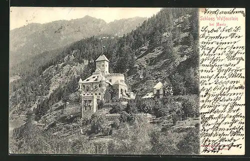 AK Mauls, Ansicht von Schloss Welfenstein